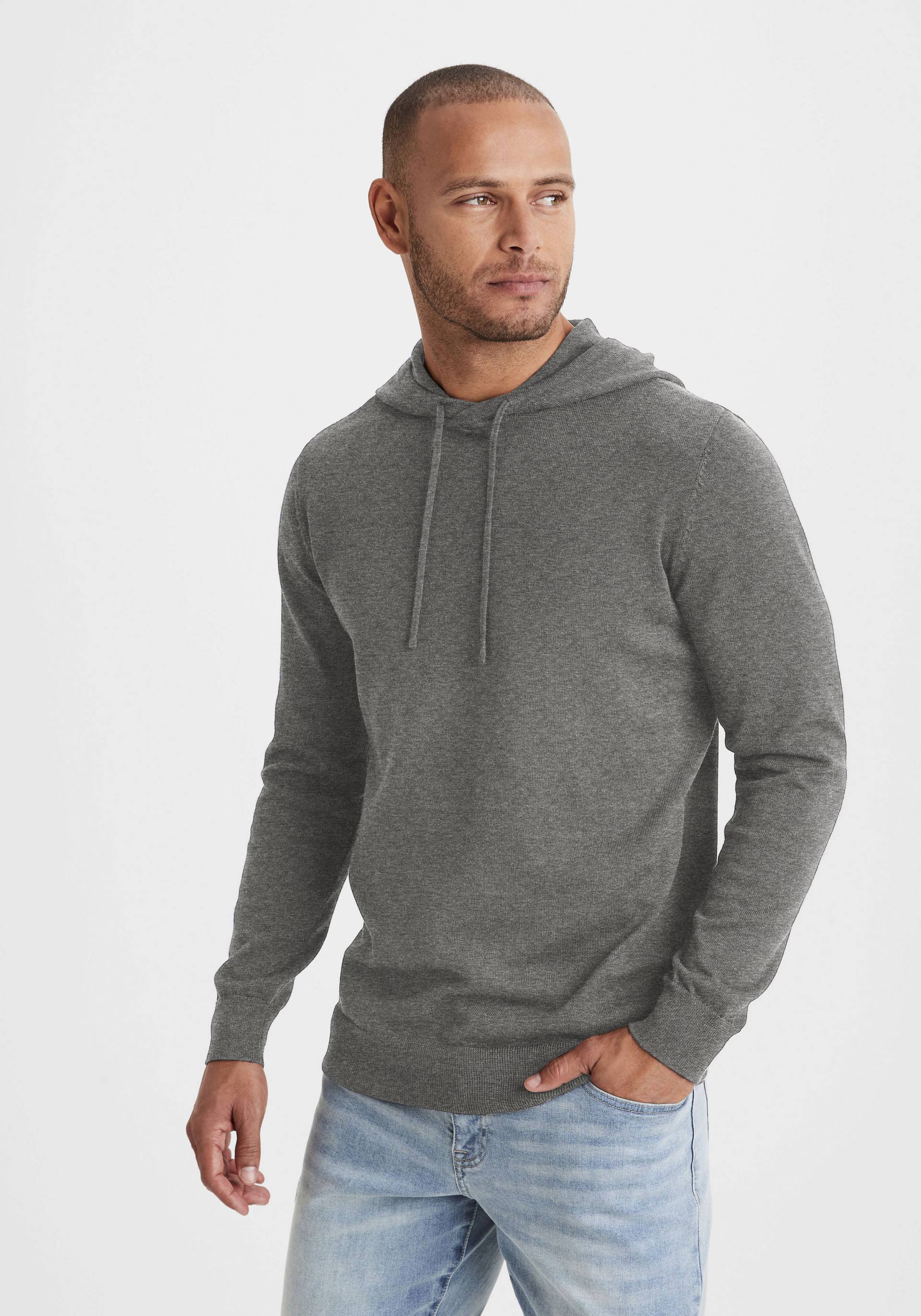 H.I.S Strickpullover »mit Kapuze, Regular Fit,«, Pullover mit Rundhals, Feinstrick, Baumwollmischung H.I.S Strickpullover »mit Kapuze, Regular Fit,«, Pullover mit Rundhals, Feinstrick, Baumwollmischung von H.I.S