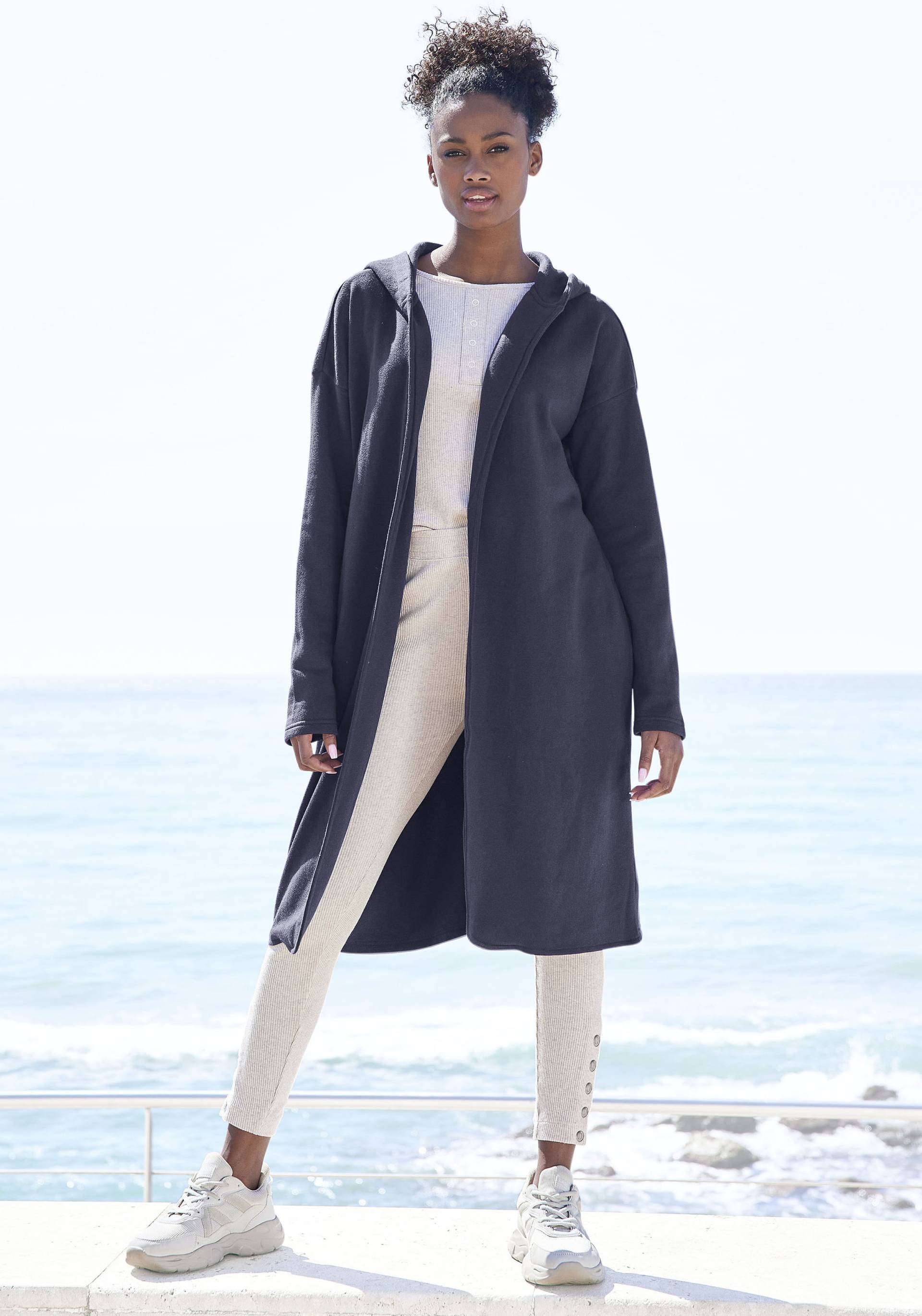 H.I.S Kapuzensweatjacke, mit lockerem Schnitt, Loungeanzug H.I.S Kapuzensweatjacke, mit lockerem Schnitt, Loungeanzug von H.I.S
