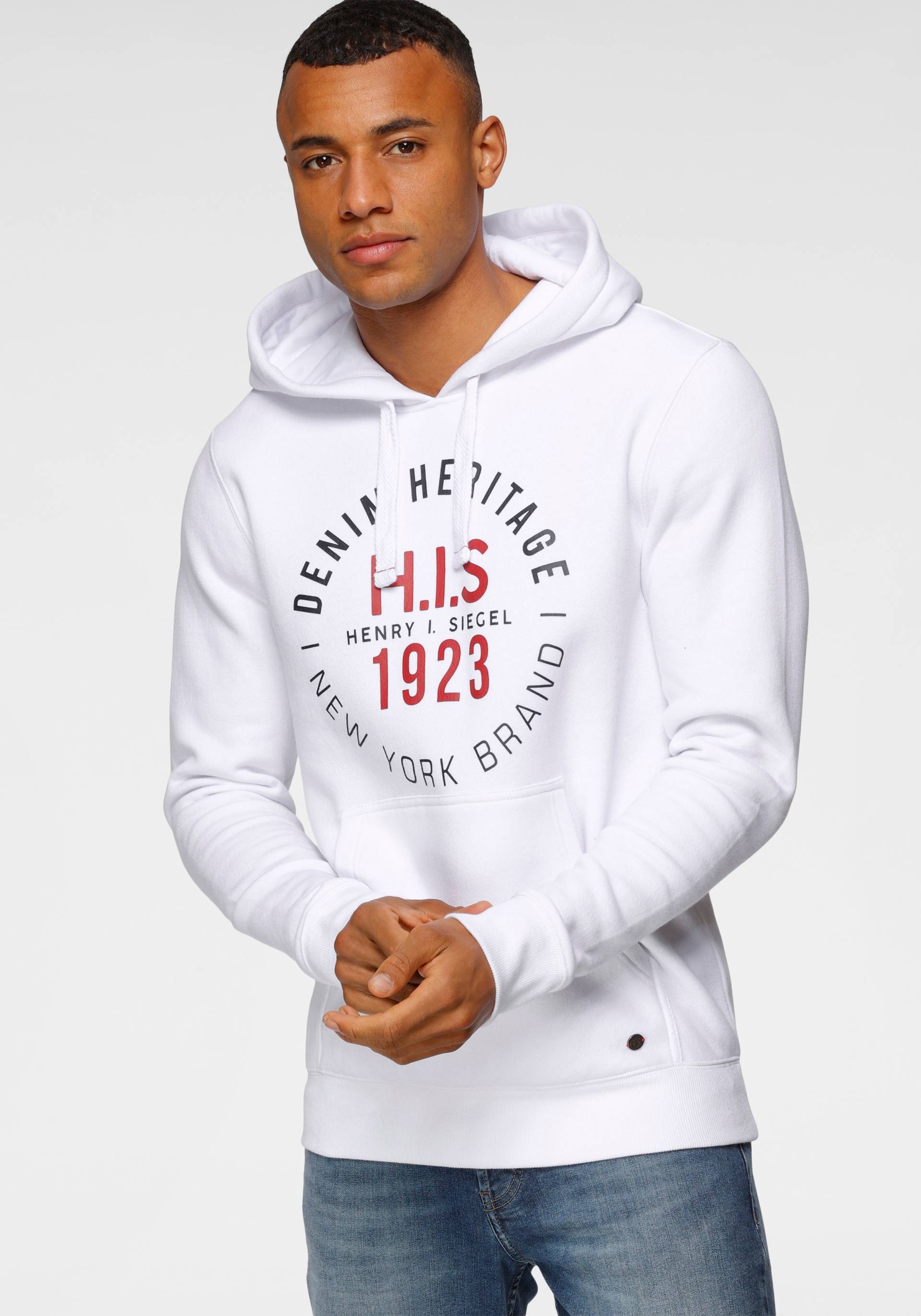 H.I.S Kapuzensweatshirt, mit markanten Kordeln von H.I.S