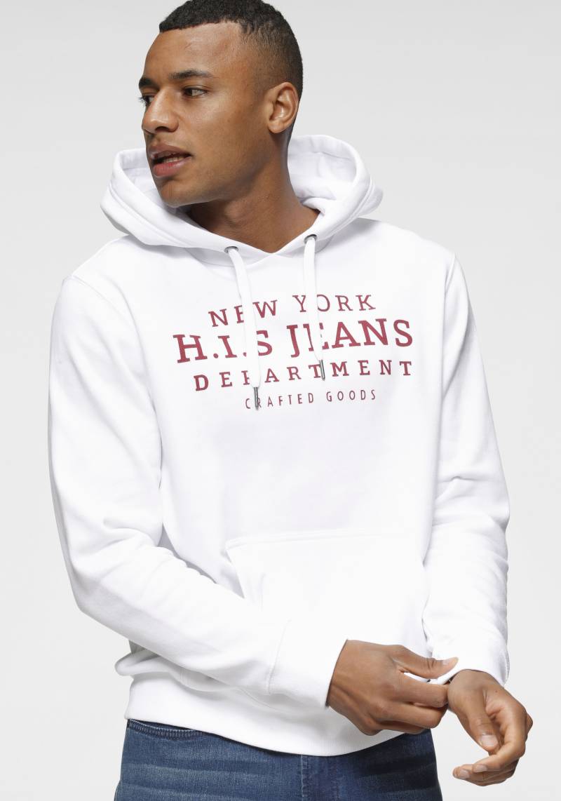 H.I.S Kapuzensweatshirt, mit Print und Badge, Kapuze, für sportliche Outfits von H.I.S