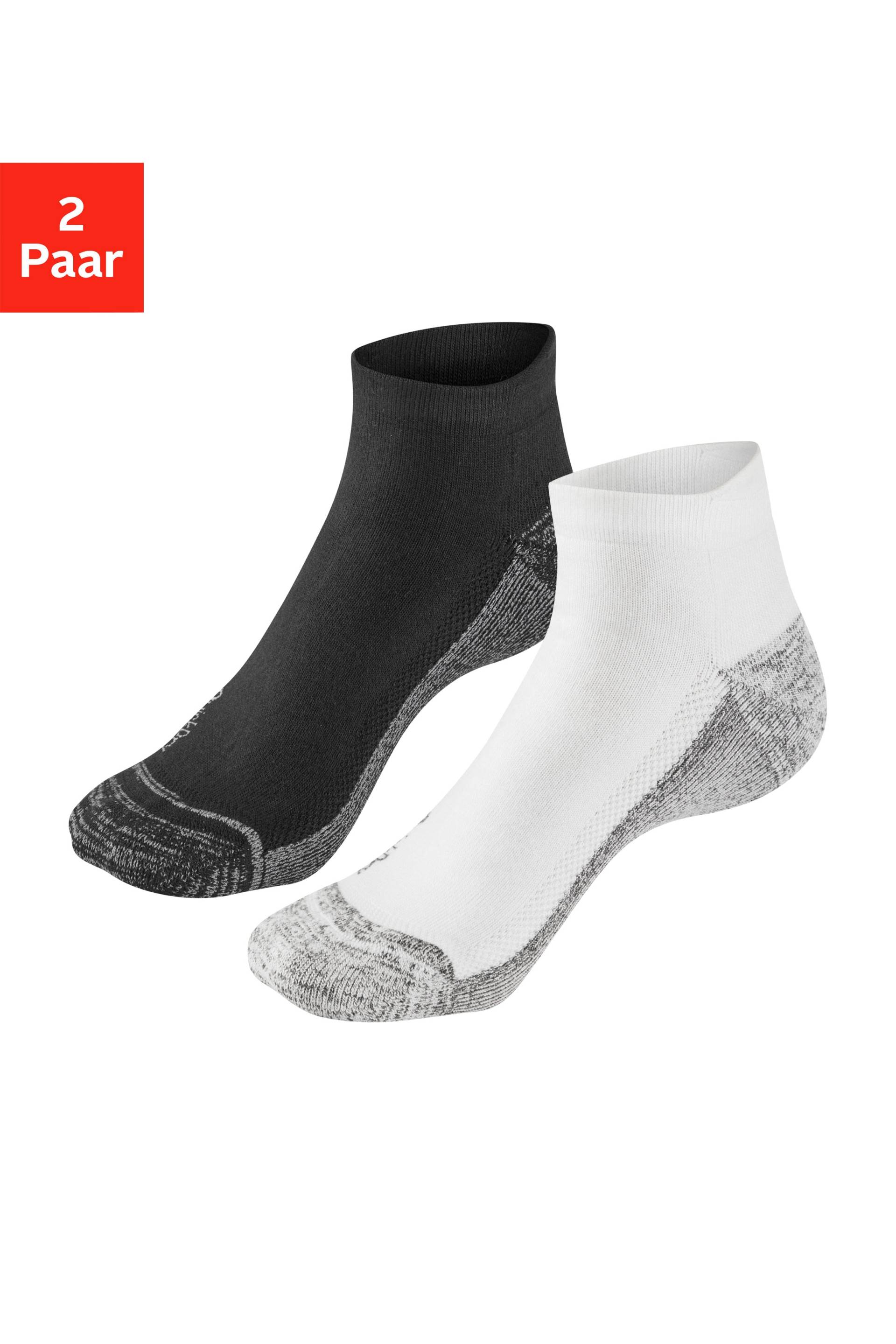 H.I.S Kurzsocken, (Packung, 2 Paar), Gepolsterte Golfsocken schnelltrocknend von H.I.S