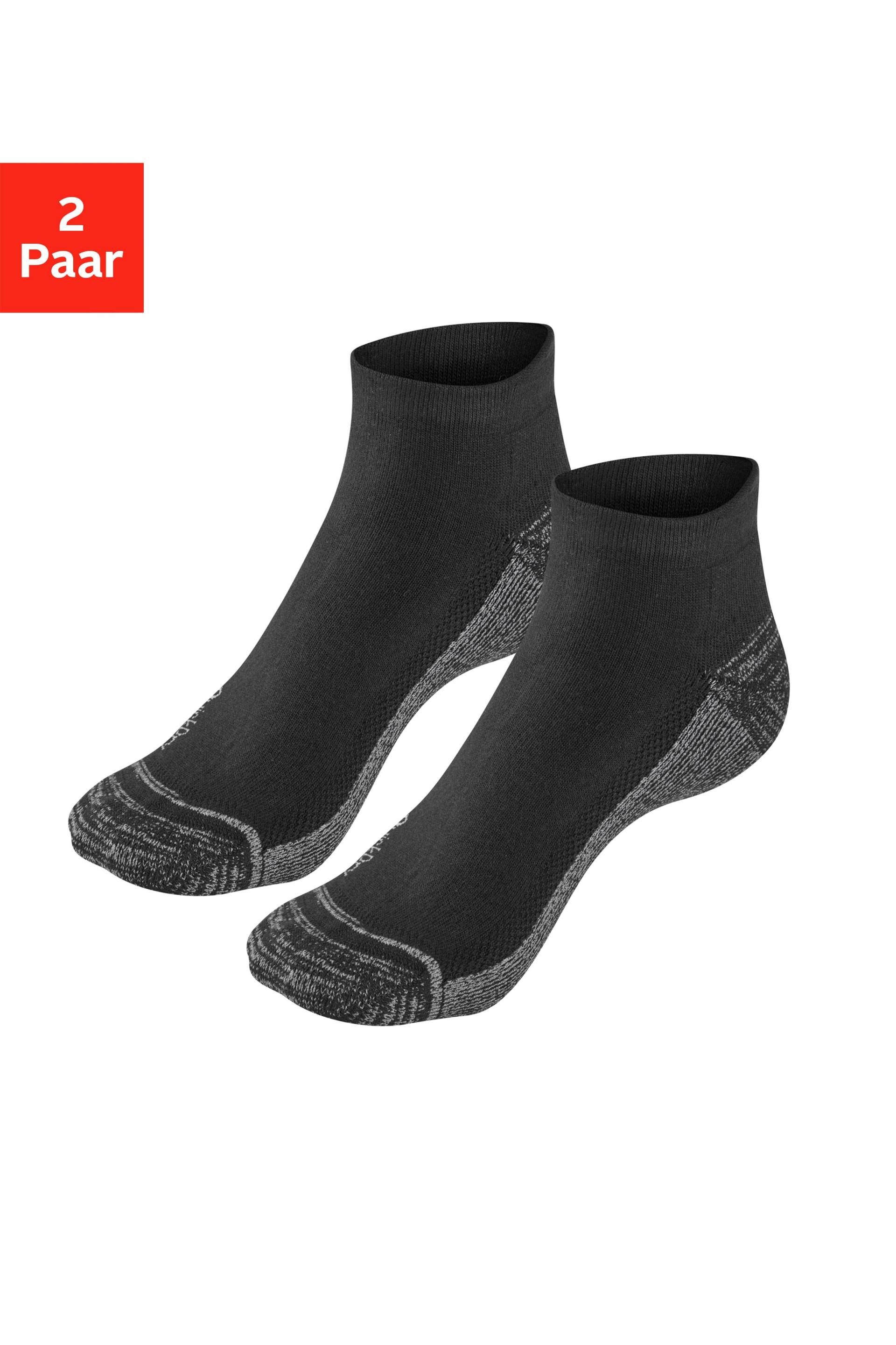 H.I.S Kurzsocken, (Packung, 2 Paar), Gepolsterte Golfsocken schnelltrocknend von H.I.S