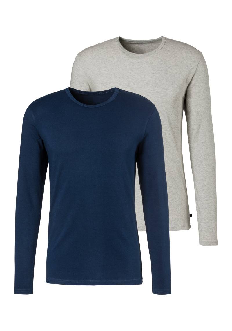 H.I.S Langarmshirt, Doppelpack Unterziehshirt aus Baumwoll-Mix H.I.S Langarmshirt, Doppelpack Unterziehshirt aus Baumwoll-Mix von H.I.S