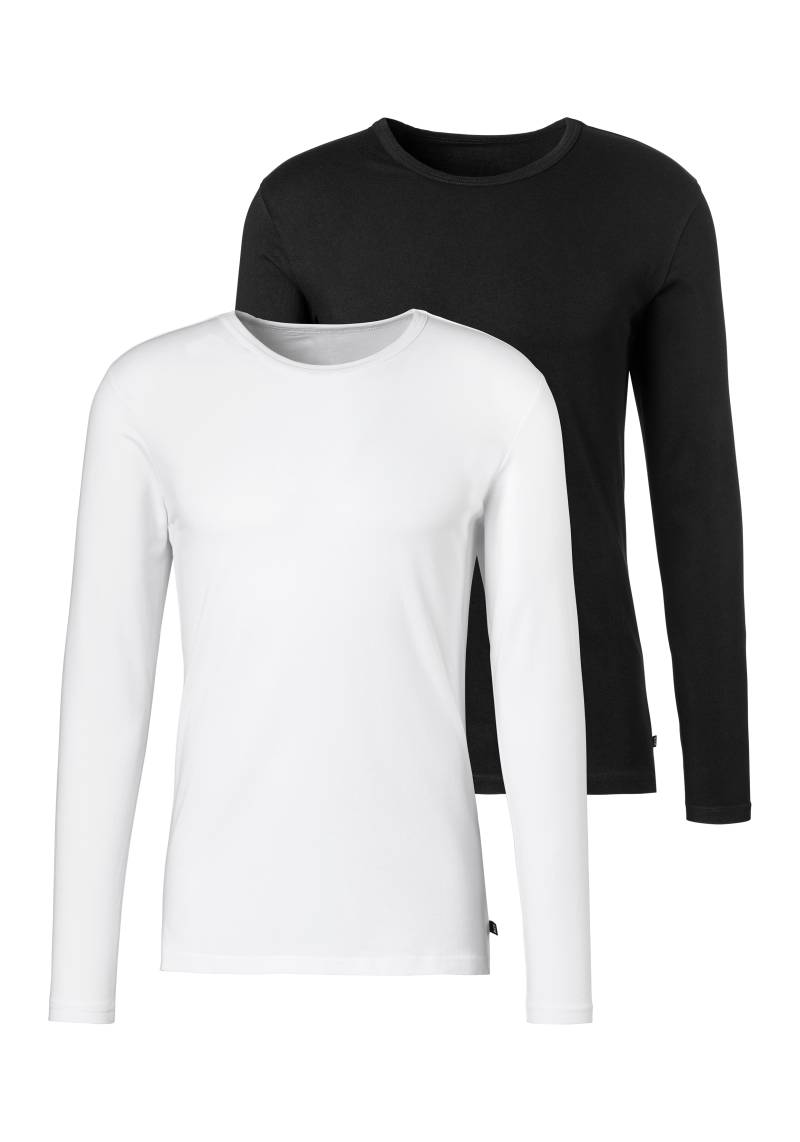 H.I.S Langarmshirt, Doppelpack Unterziehshirt aus Baumwoll-Mix H.I.S Langarmshirt, Doppelpack Unterziehshirt aus Baumwoll-Mix von H.I.S