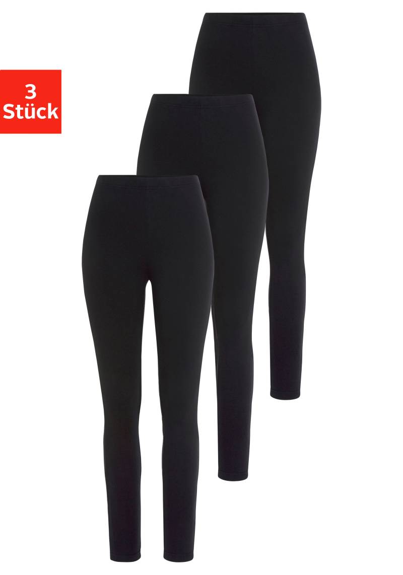 H.I.S Leggings, (Packung, 3 tlg.), für Sport und Freizeit von H.I.S