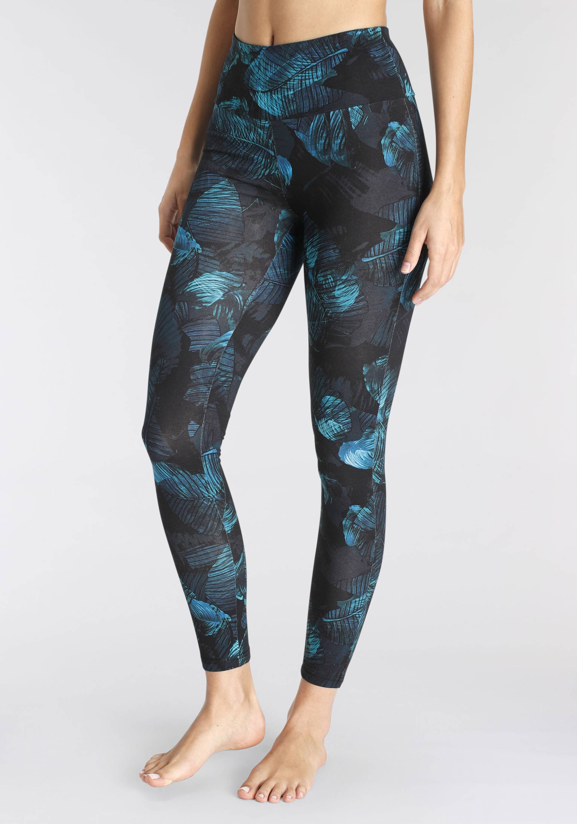 H.I.S Leggings, mit tropischem Palmenprint, Loungewear von H.I.S