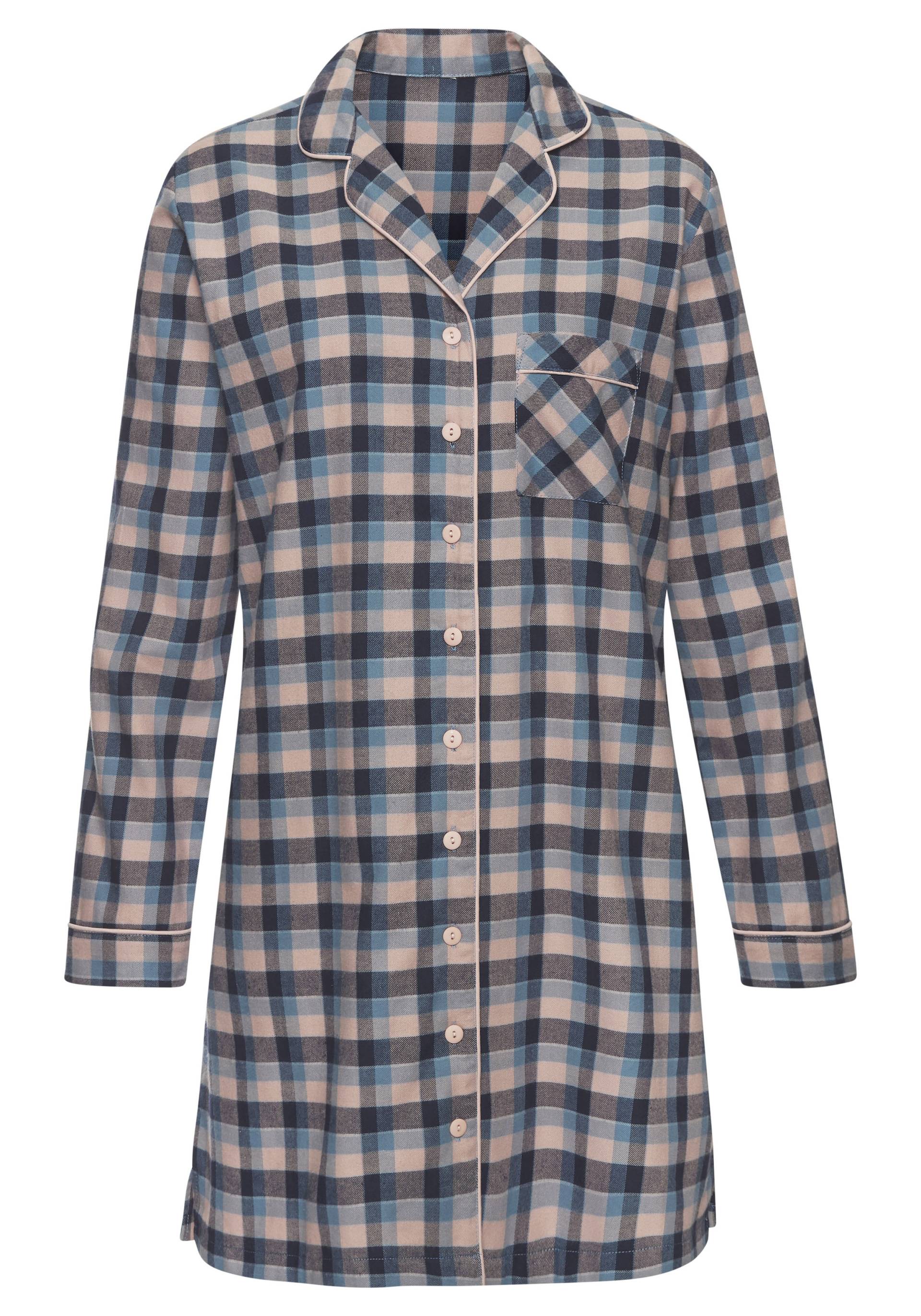 H.I.S Nachthemd, aus Flanell im Karo-Design H.I.S Nachthemd, aus Flanell im Karo-Design von H.I.S