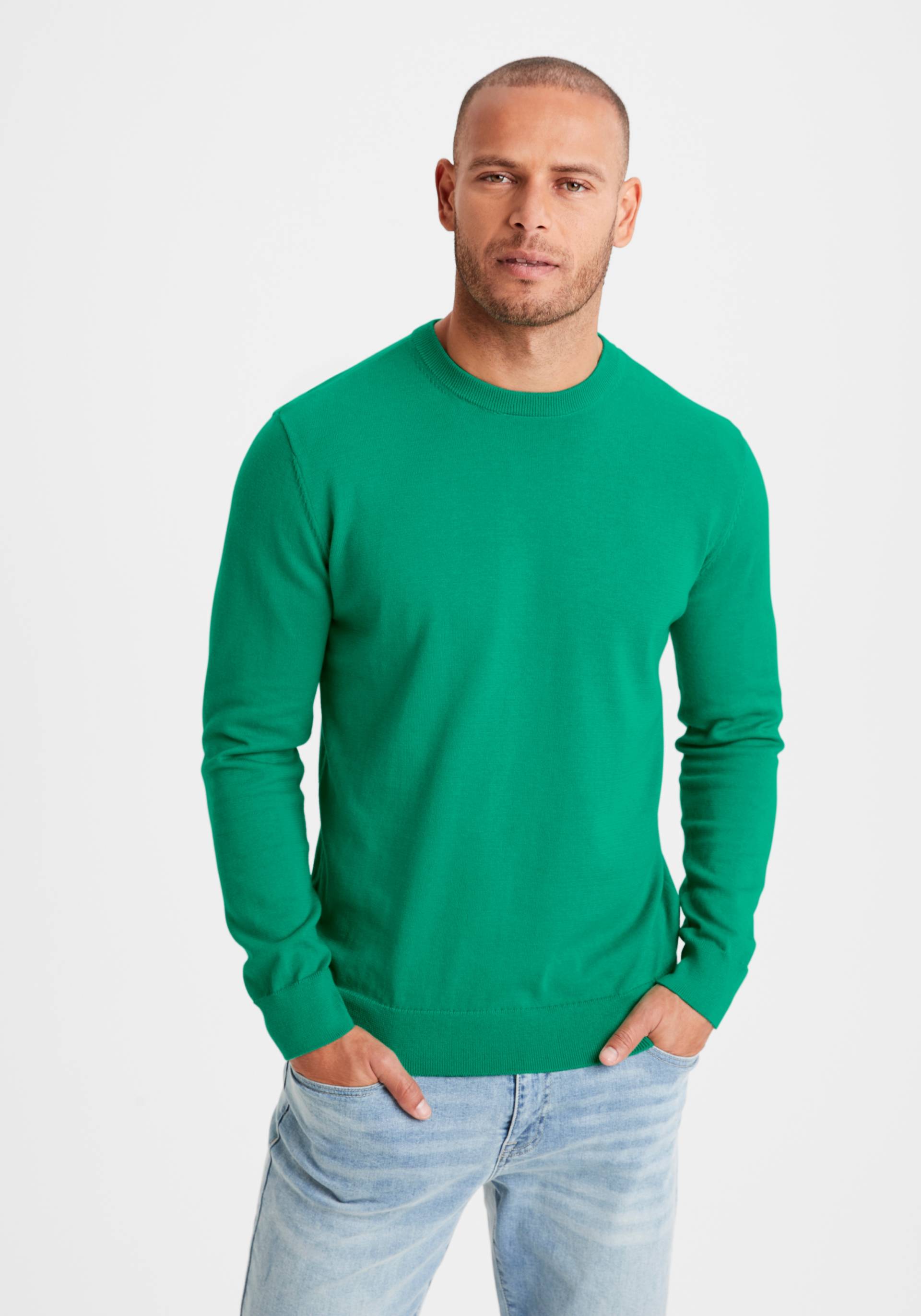 H.I.S Strickpullover, Regular Fit, Langarm, Pullover aus Feinstrick, Baumwollmischung H.I.S Strickpullover, Regular Fit, Langarm, Pullover aus Feinstrick, Baumwollmischung von H.I.S