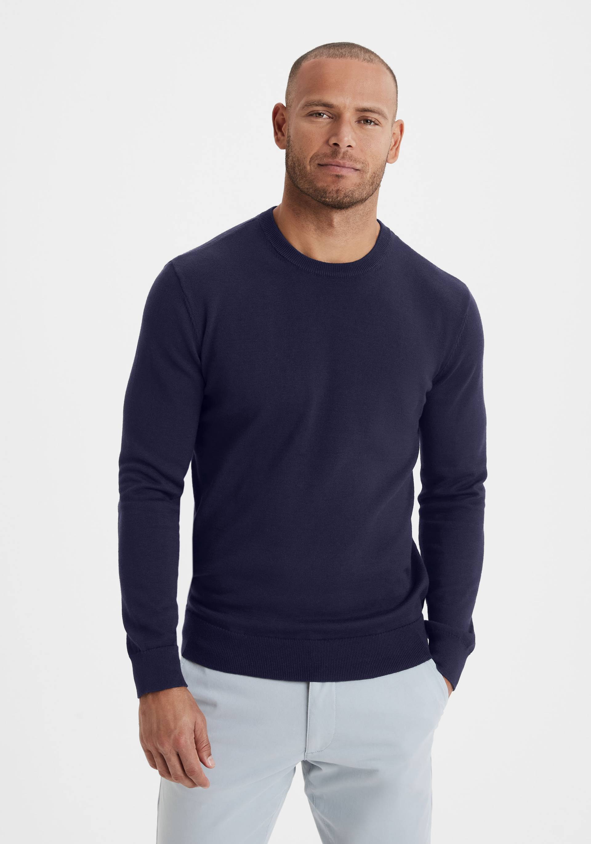 H.I.S Strickpullover, Regular Fit, Langarm, Pullover aus Feinstrick, Baumwollmischung H.I.S Strickpullover, Regular Fit, Langarm, Pullover aus Feinstrick, Baumwollmischung von H.I.S