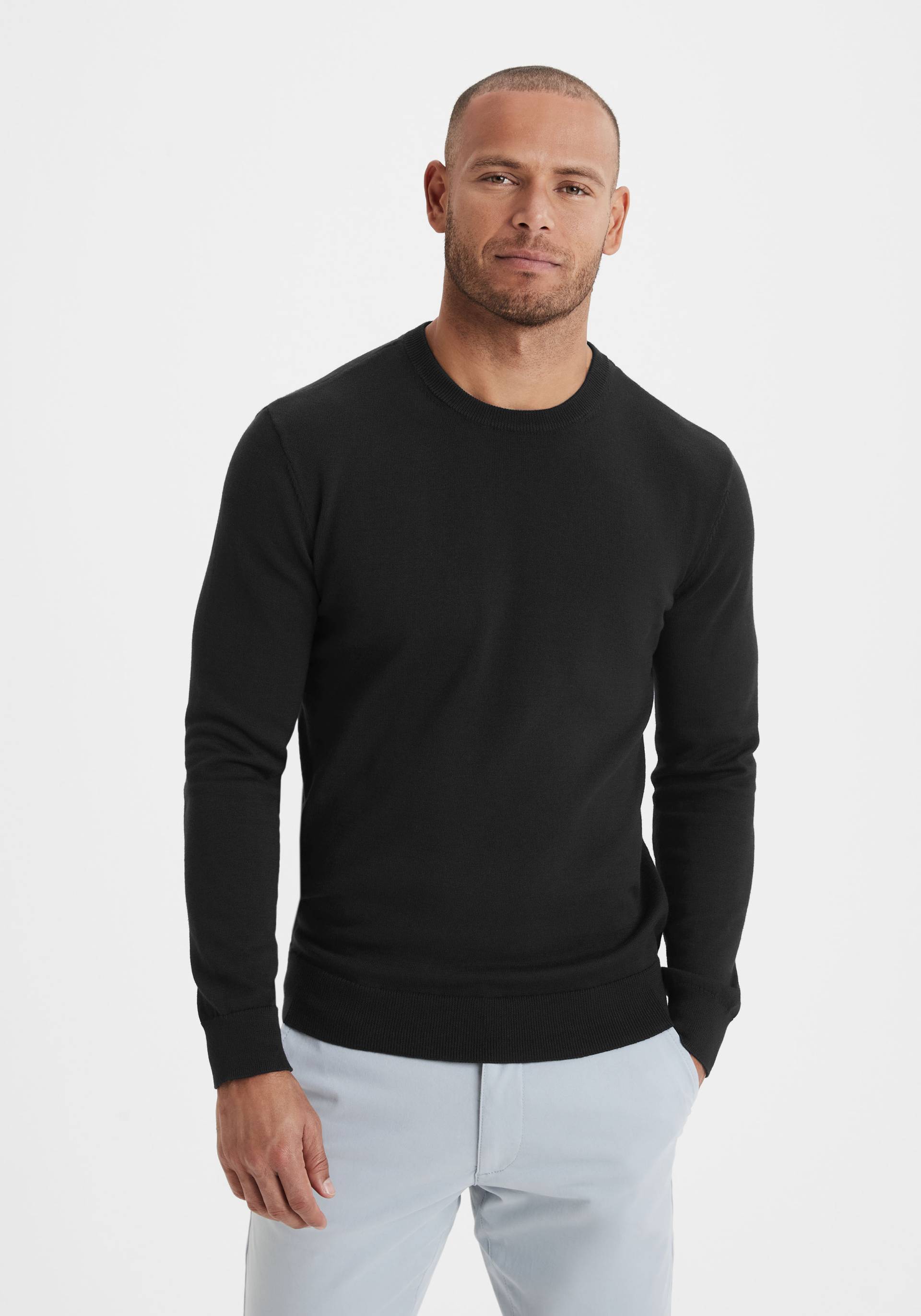 H.I.S Strickpullover, Regular Fit, Langarm, Pullover aus Feinstrick, Baumwollmischung H.I.S Strickpullover, Regular Fit, Langarm, Pullover aus Feinstrick, Baumwollmischung von H.I.S