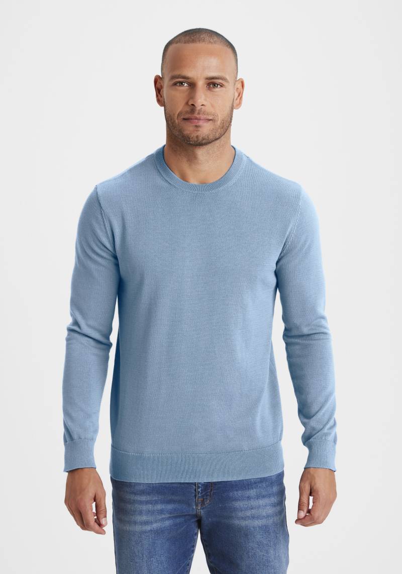 H.I.S Strickpullover, Regular Fit, Langarm, Pullover aus Feinstrick, Baumwollmischung von H.I.S