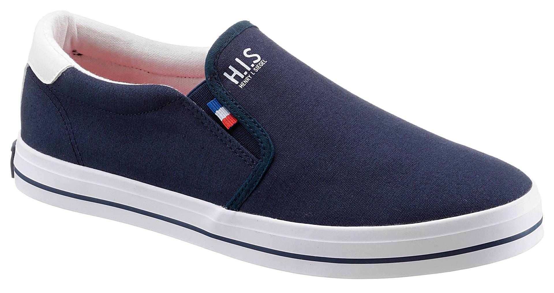 H.I.S Slip-On Sneaker, mit seitlichen Gummizügen von H.I.S