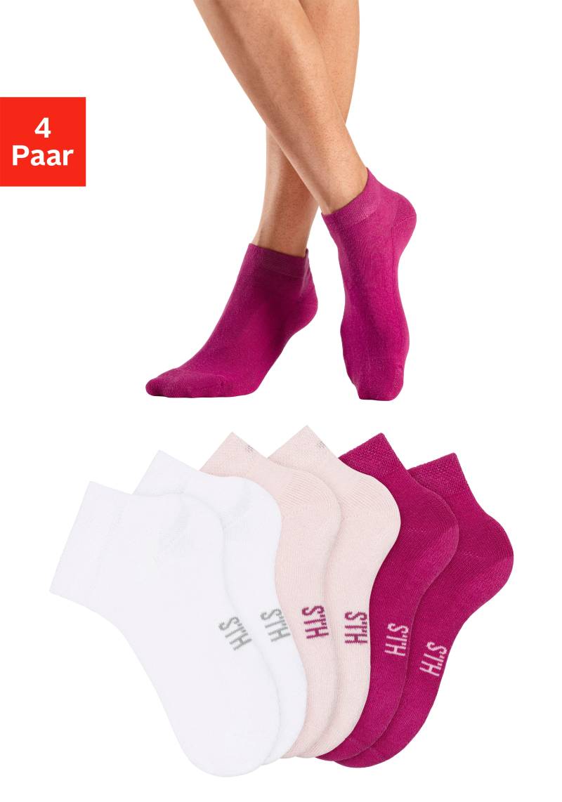 H.I.S Sneakersocken, (Packung, 6 Paar), mit weicher Frotteesohle von H.I.S