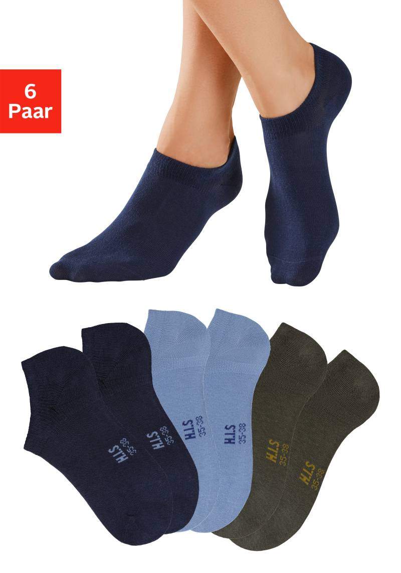 H.I.S Sneakersocken, (Packung, 6 Paar), mit besonders kurzem Schaft von H.I.S