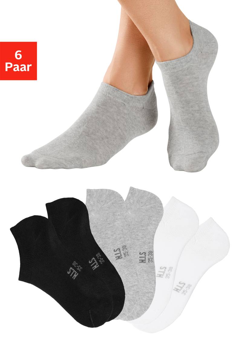 H.I.S Sneakersocken, (Packung, 6 Paar), mit besonders kurzem Schaft von H.I.S