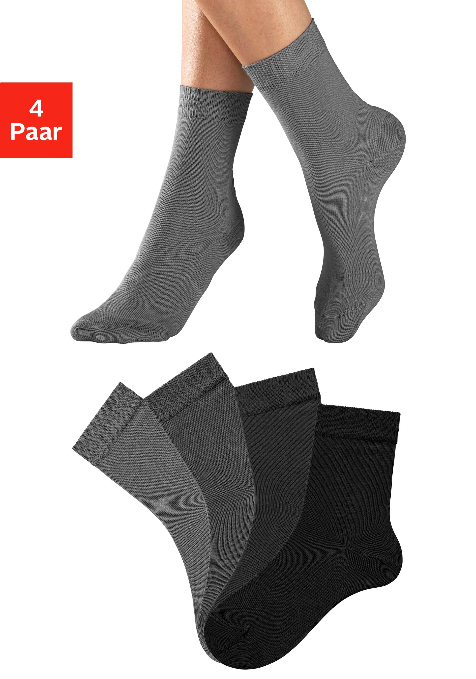 H.I.S Socken, (Packung, 4 Paar), in unterschiedlichen Farbzusammenstellungen von H.I.S