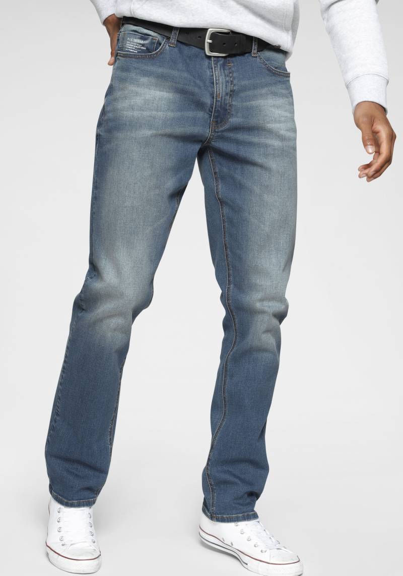 H.I.S Straight-Jeans »DIX«, Ökologische, wassersparende Produktion durch Ozon Wash von H.I.S