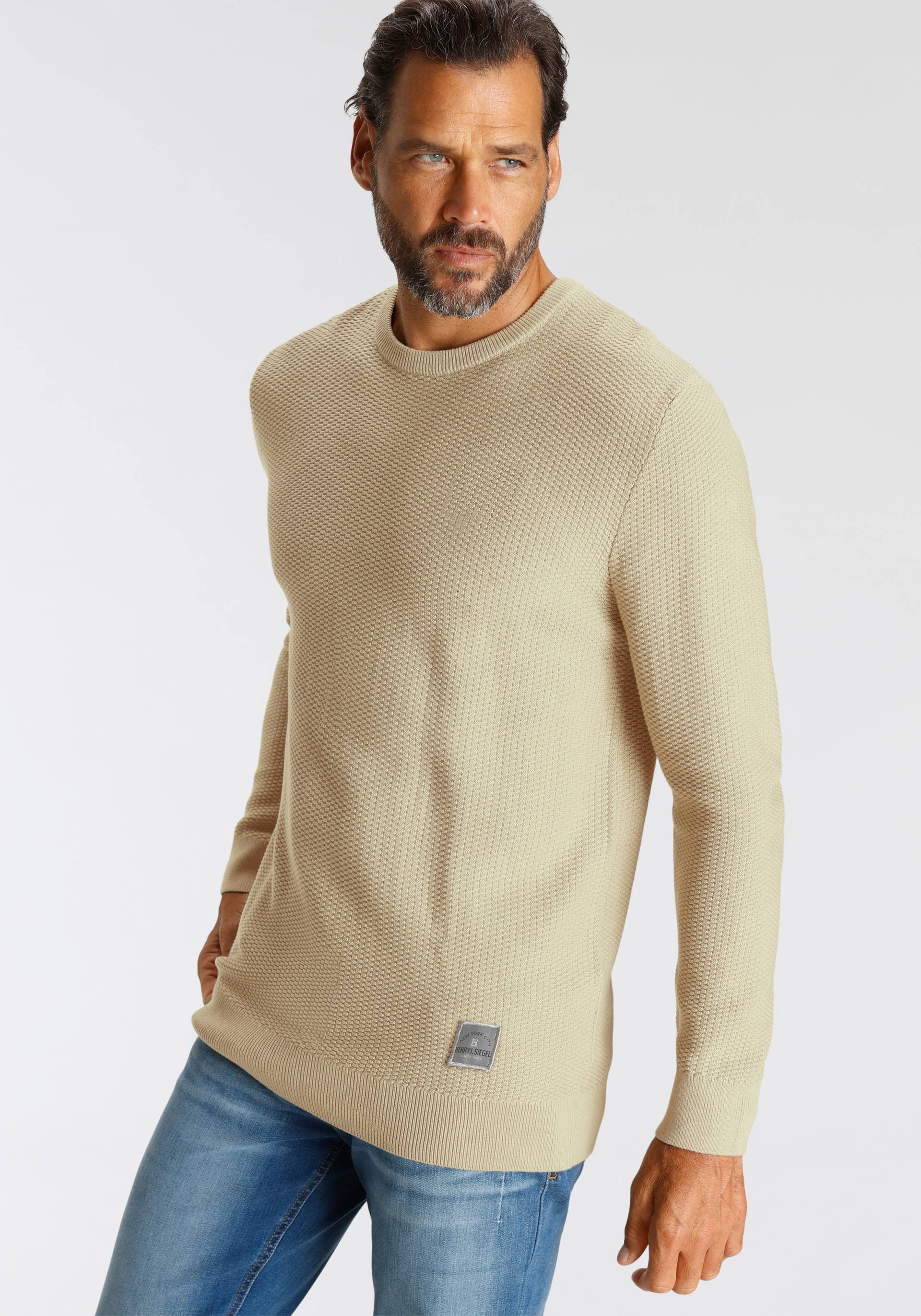 H.I.S Strickpullover, in besonderer Strick-Optik von H.I.S