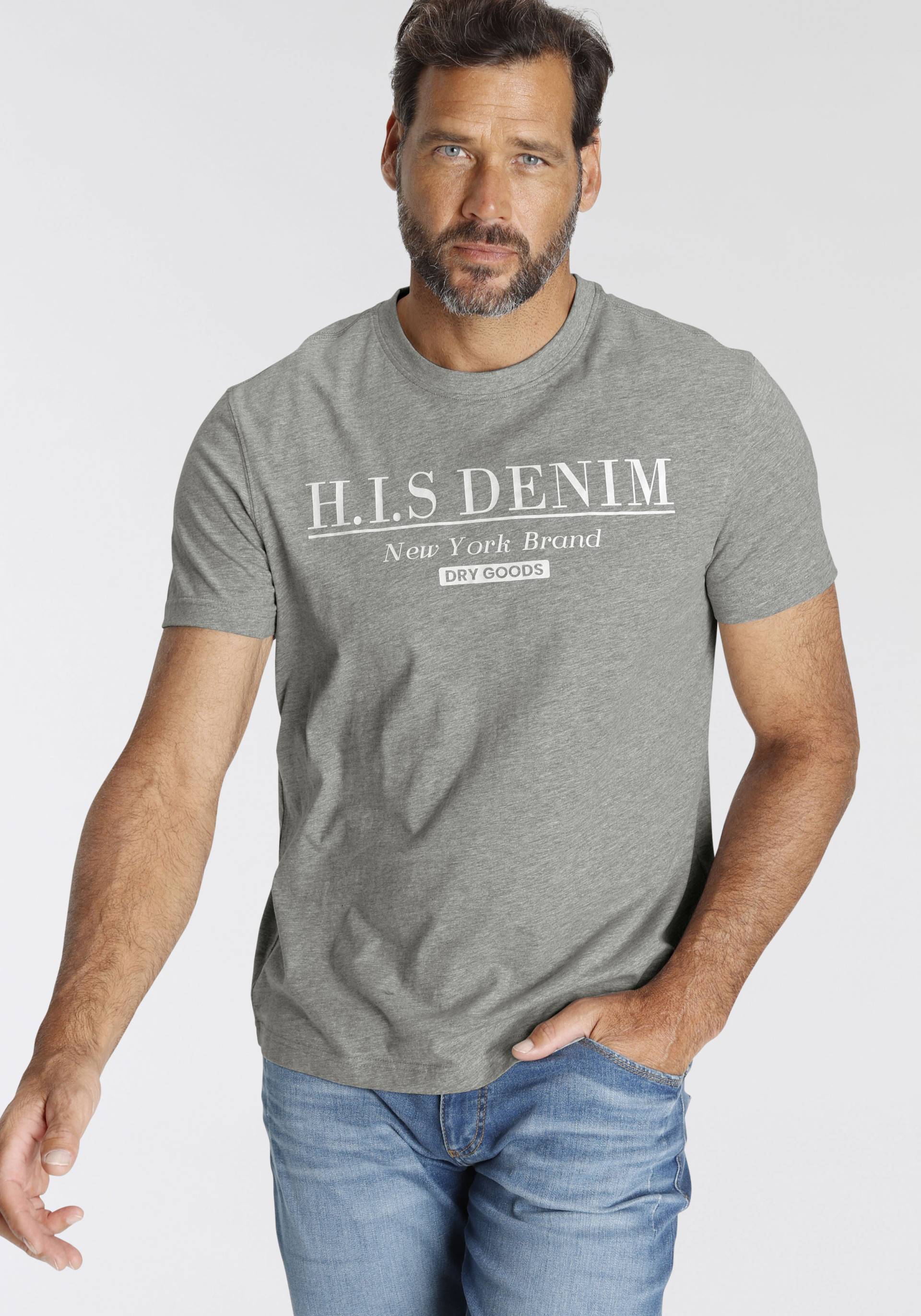 H.I.S T-Shirt, mit Logo-Print vorne von H.I.S