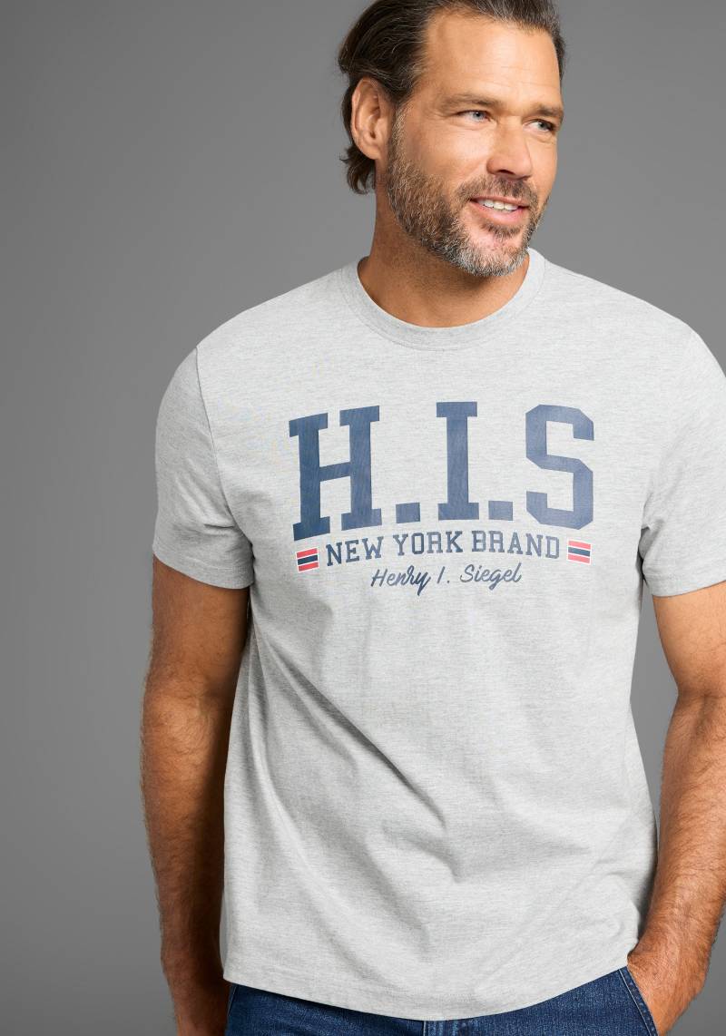 H.I.S T-Shirt, mit trendigem Markenlogo im Collage-Look von H.I.S