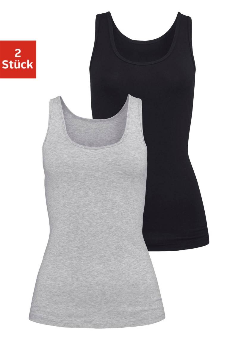 H.I.S Unterhemd, (2er-Pack), aus elastischer Baumwoll-Qualität, Tanktop, Unterziehshirt H.I.S Unterhemd, (2er-Pack), aus elastischer Baumwoll-Qualität, Tanktop, Unterziehshirt von H.I.S