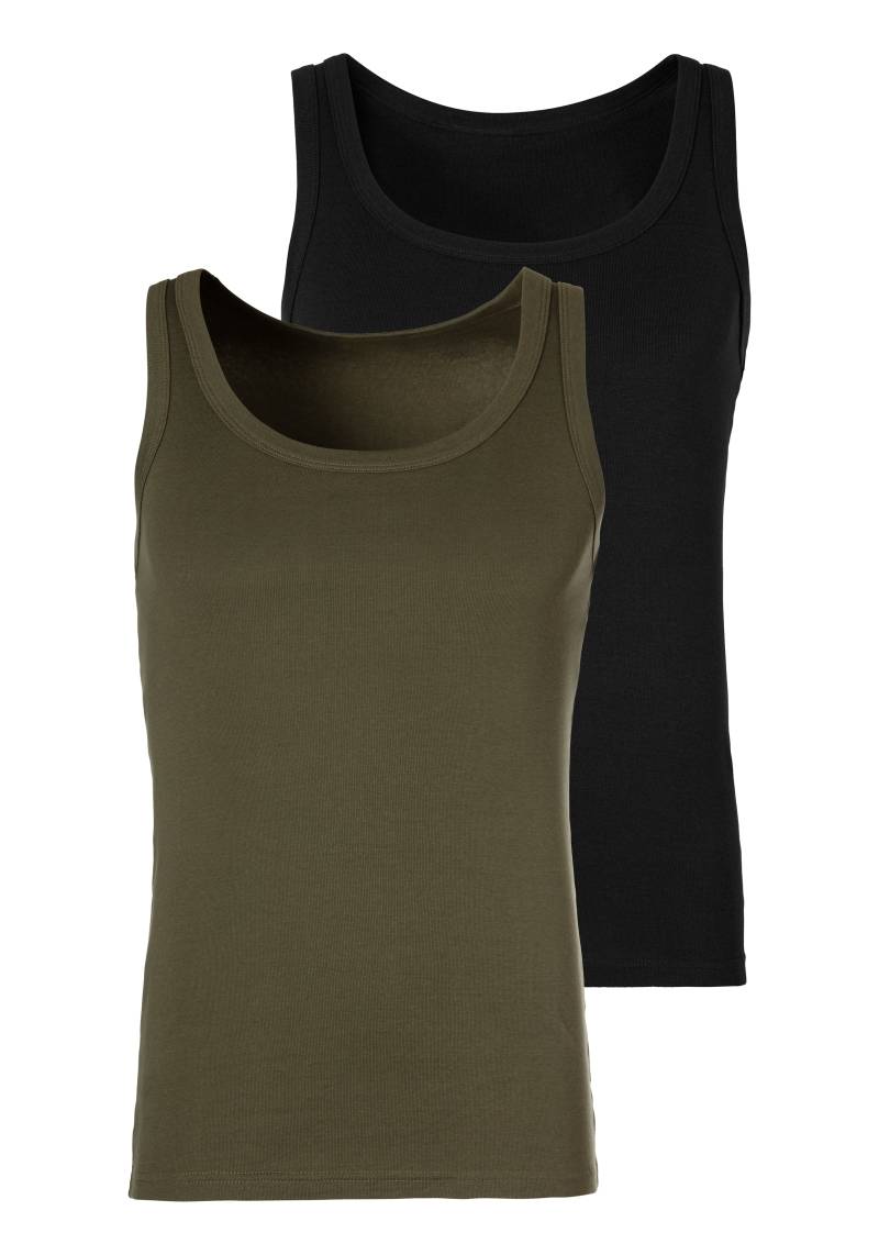 H.I.S Tanktop, (Packung, 2 tlg.), schlichtes Basic, perfekt zum Unterziehen von H.I.S