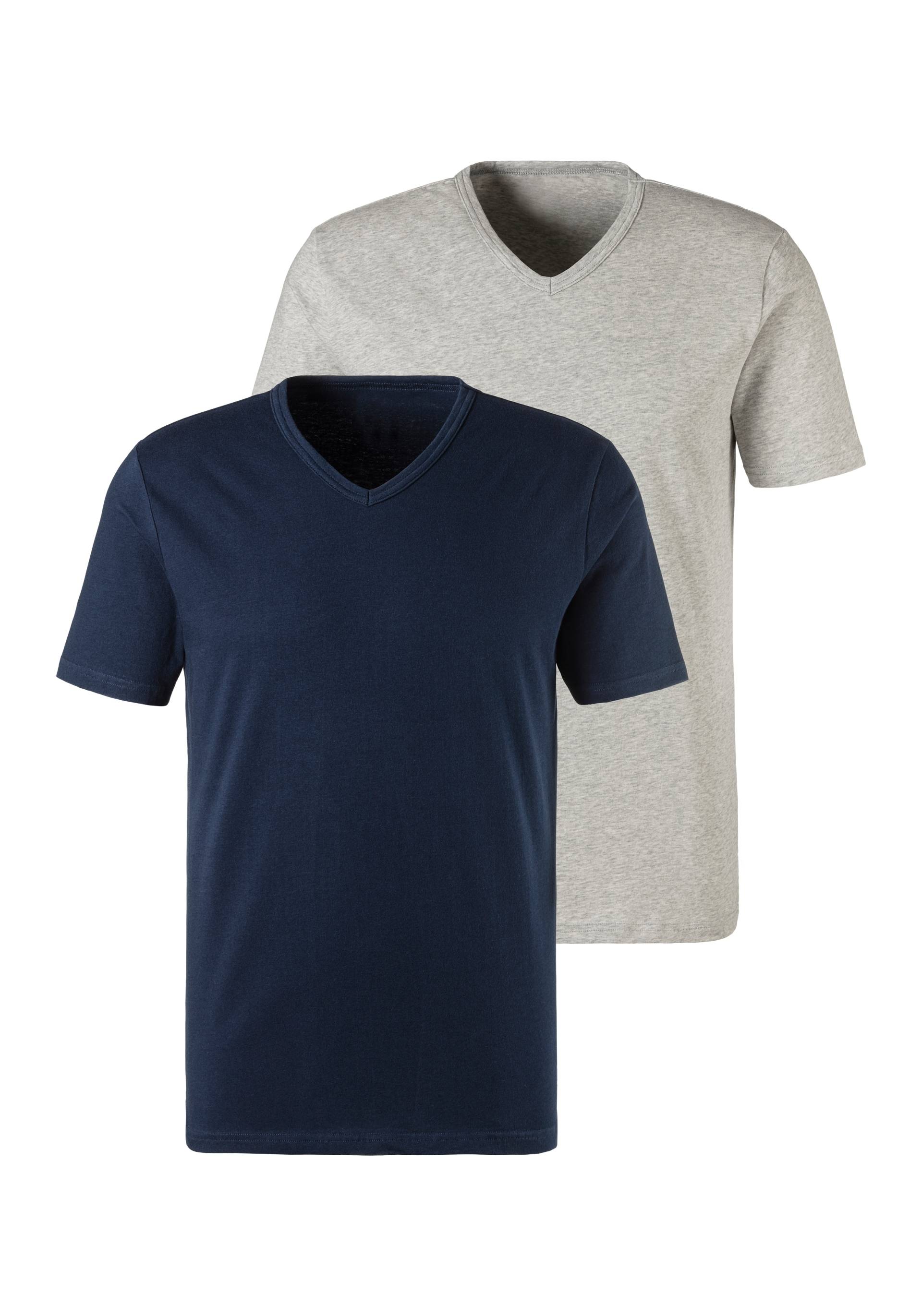 H.I.S Unterziehshirt, (2 St.), mit V-Ausschnitt und kleinem Logo, Unterhemd, T-Shirt H.I.S Unterziehshirt, (2 St.), mit V-Ausschnitt und kleinem Logo, Unterhemd, T-Shirt von H.I.S