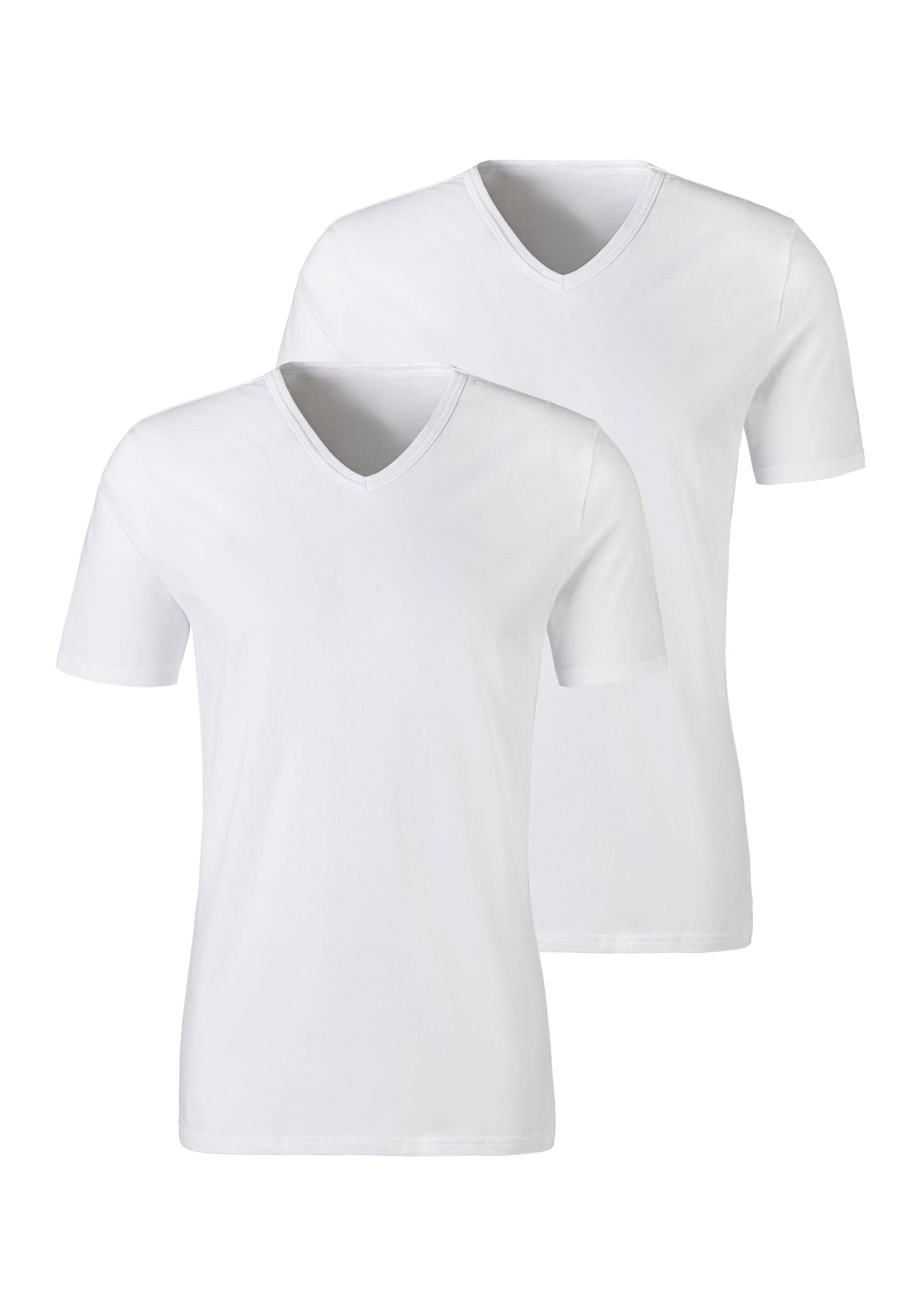 H.I.S Unterziehshirt, (2 St.), mit V-Ausschnitt und kleinem Logo, Unterhemd, T-Shirt H.I.S Unterziehshirt, (2 St.), mit V-Ausschnitt und kleinem Logo, Unterhemd, T-Shirt von H.I.S