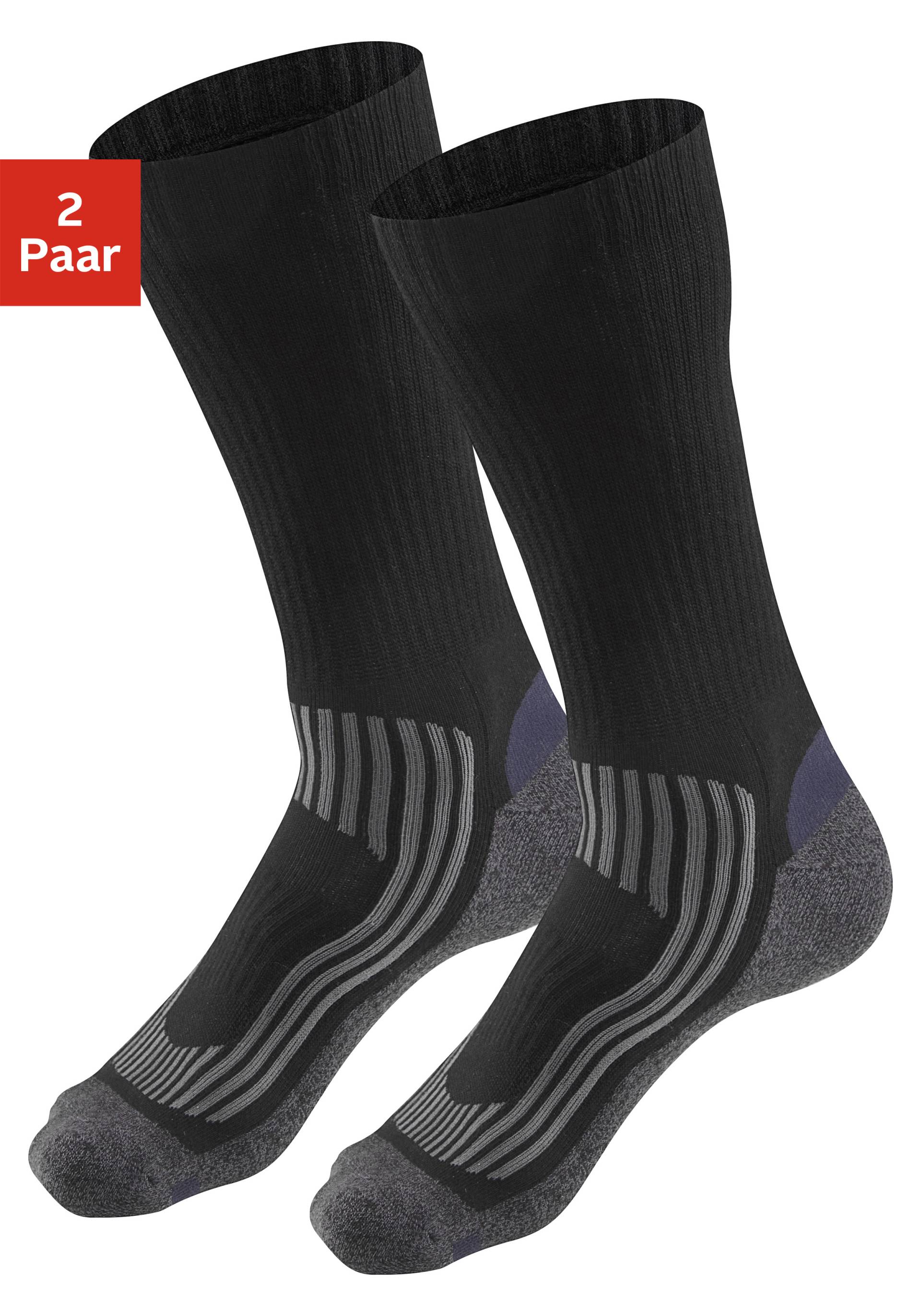 H.I.S Wandersocken, (Packung, 2 Paar), weich gepolstert von H.I.S