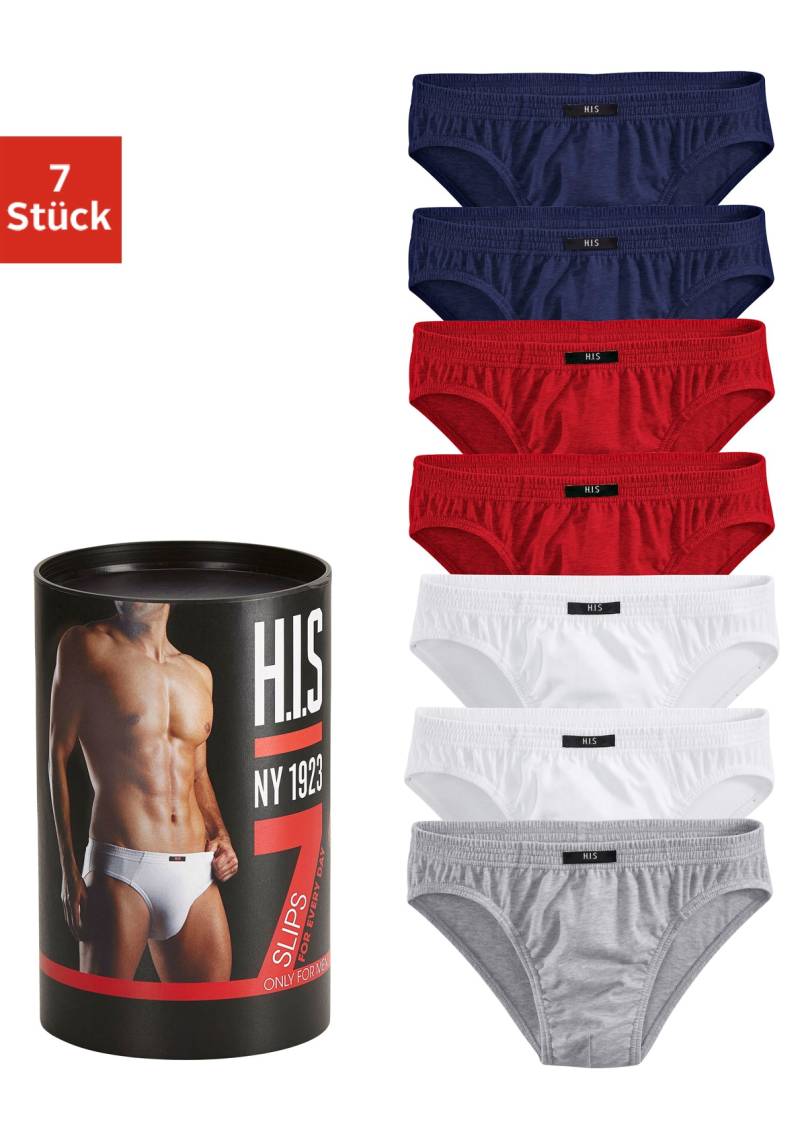 H.I.S Slip »Unterhosen für Herren«, (Packung, 7 St.), aus Baumwoll-Mix von H.I.S