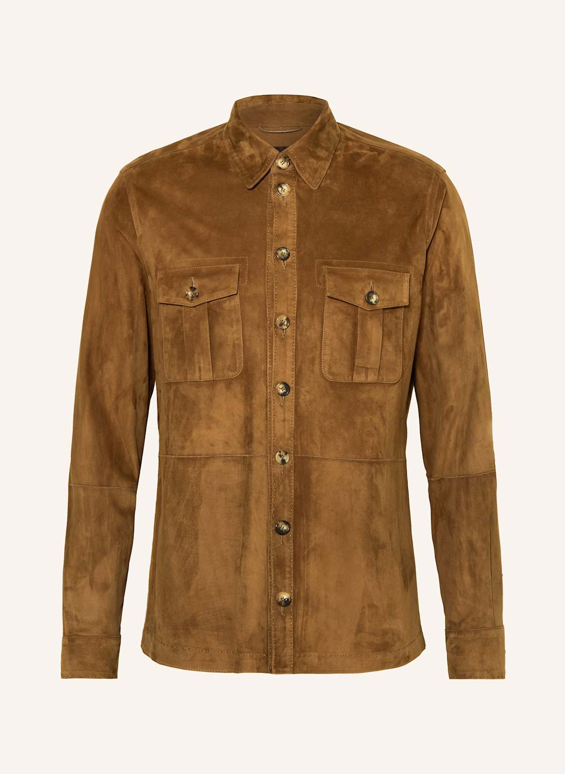 Habsburg Trachtenhemd Arstetten Comfort Fit Aus Leder braun Habsburg Trachtenhemd Arstetten Comfort Fit Aus Leder braun von HABSBURG