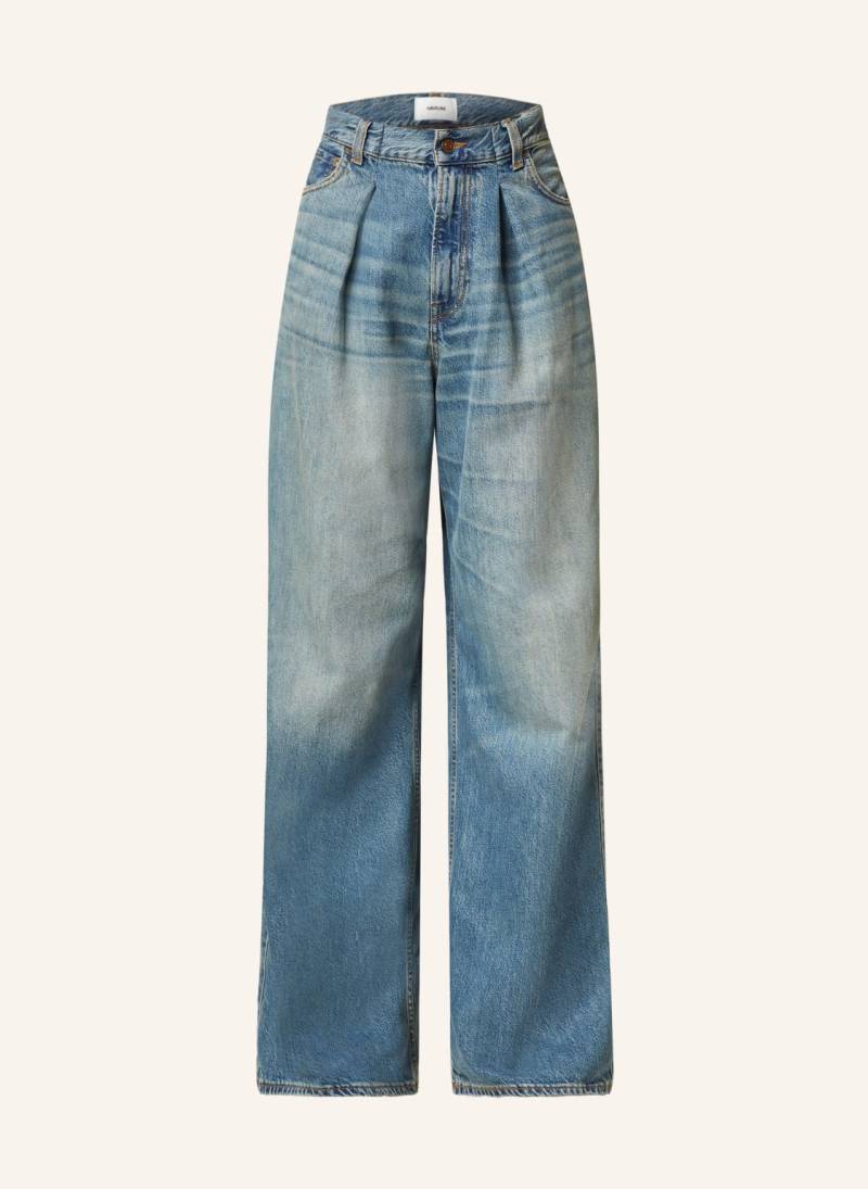 Haikure Boyfriend Jeans Candy Blue blau von HAIKURE