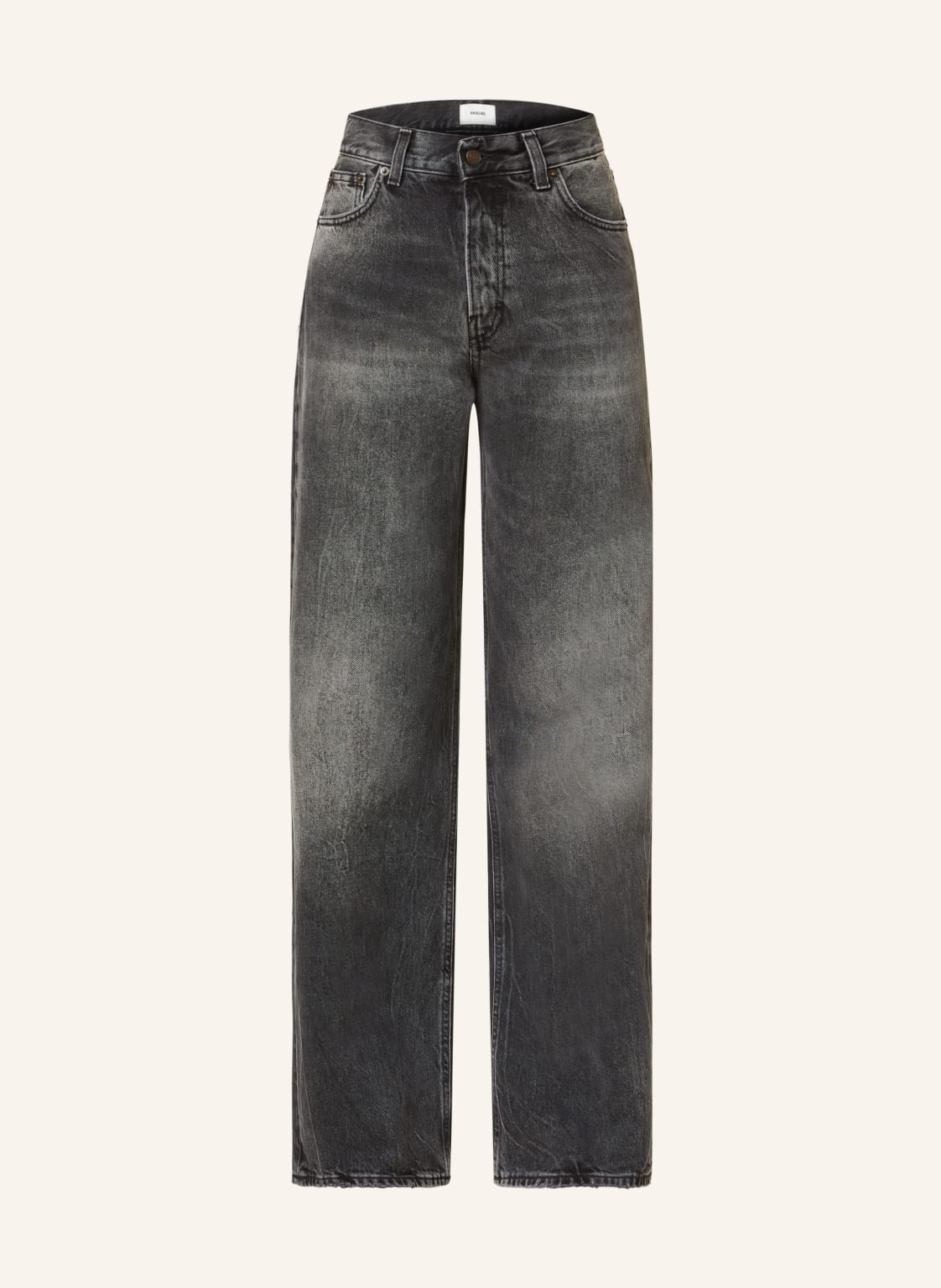 Haikure Straight Jeans Korea Spider schwarz von HAIKURE