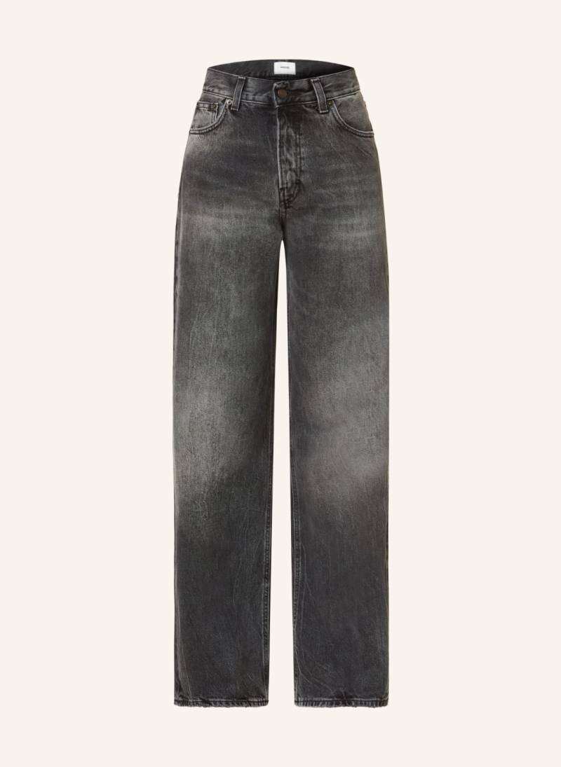 Haikure Straight Jeans Korea Spider schwarz von HAIKURE