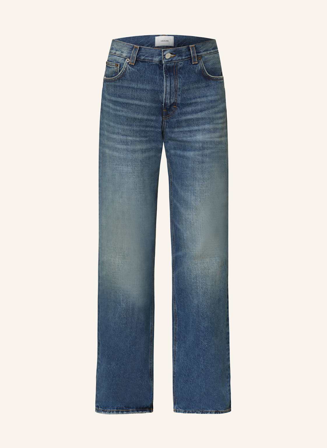 Haikure Straight Jeans Korea blau Haikure Straight Jeans Korea blau von HAIKURE