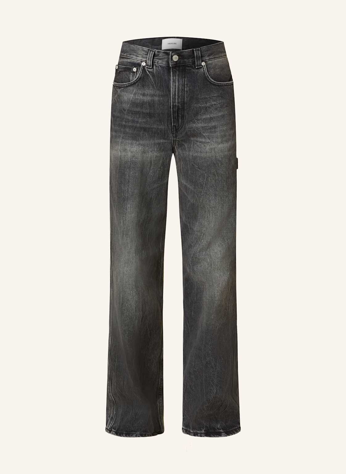 Haikure Straight Jeans Winona schwarz von HAIKURE