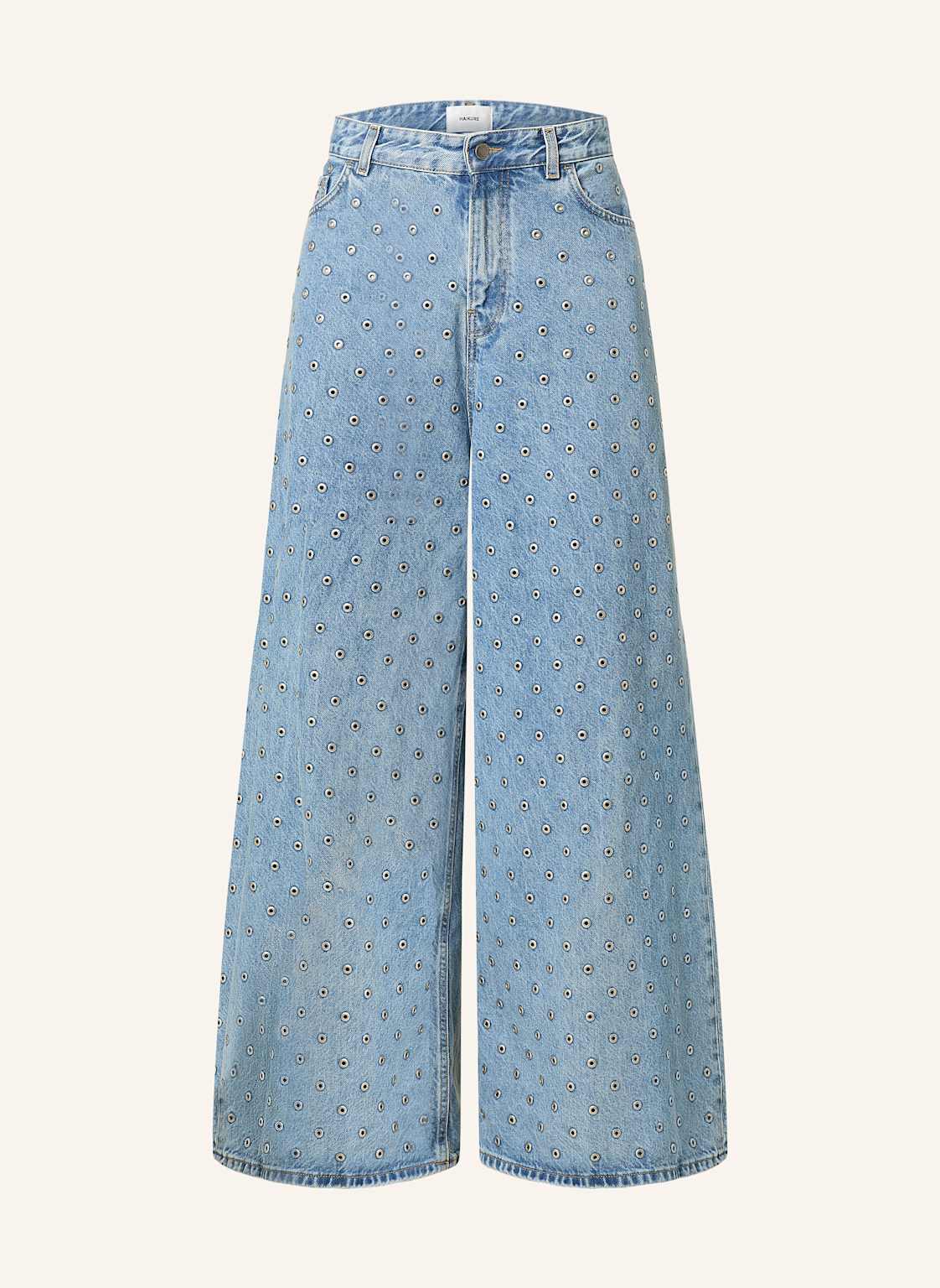 Haikure Wide Leg Jeans Big Bethany Mit Nieten blau Haikure Wide Leg Jeans Big Bethany Mit Nieten blau von HAIKURE
