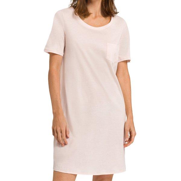 Cotton Deluxe - Nachthemd Kurzarm Damen Rosa XS von HANRO