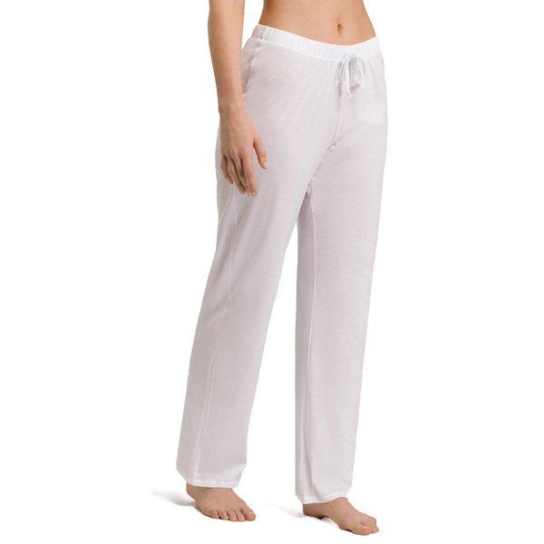 Cotton Deluxe - Pyama Hose Damen Weiss M von HANRO