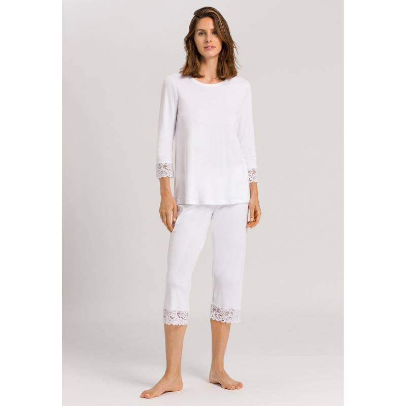 Pyjama 3/4 A. Damen Weiss M von HANRO