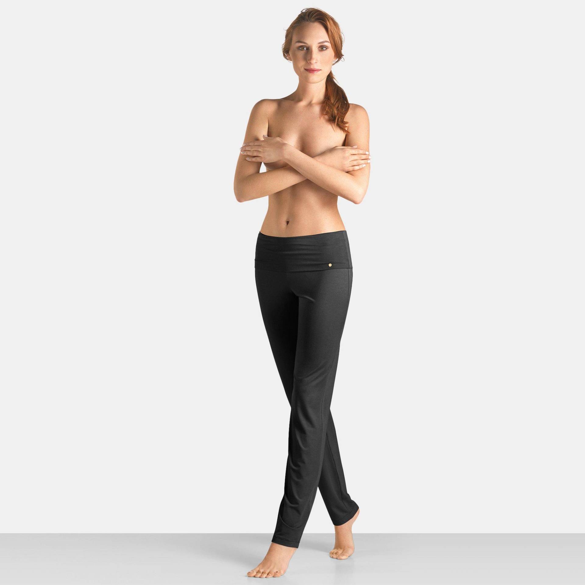 Lange Hose, Loose Fit Damen Black XS von HANRO