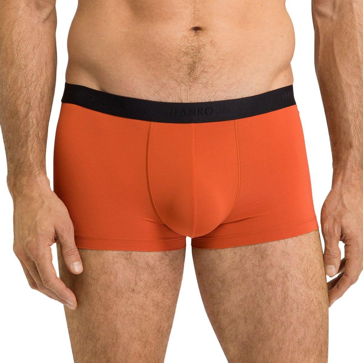 Hanro - Micro Touch Retro Short / Pant, für Herren, Orange, Größe XXL von Hanro