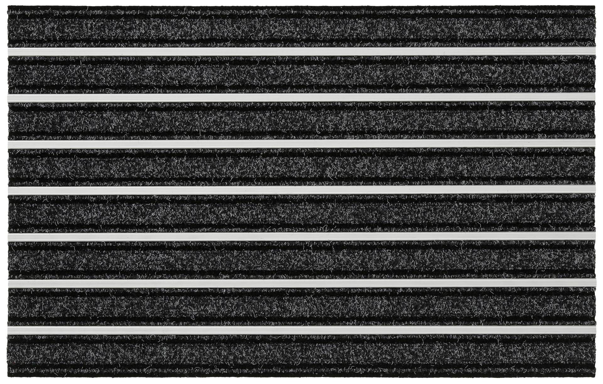 HANSE Home Fussmatte »Alustar«, rechteckig, 13 mm Höhe, besonders Strapazierfähig, Eingangsbereich, Aluminium Profilleisten HANSE Home Fussmatte »Alustar«, rechteckig, 13 mm Höhe, besonders Strapazierfähig, Eingangsbereich, Aluminium Profilleisten von HANSE Home