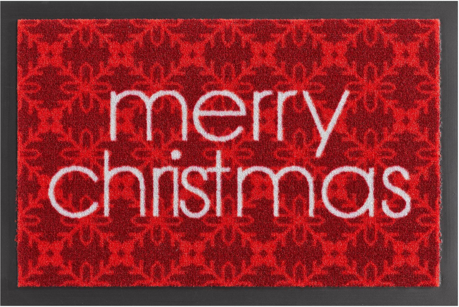 HANSE Home Fussmatte »Merry Christmas«, rechteckig, 7 mm Höhe, In- & Outdoor, Rutschfest, Schriftzug, Waschbar, Weihnachten, Flur HANSE Home Fussmatte »Merry Christmas«, rechteckig, 7 mm Höhe, In- & Outdoor, Rutschfest, Schriftzug, Waschbar, Weihnachten, Flur von HANSE Home