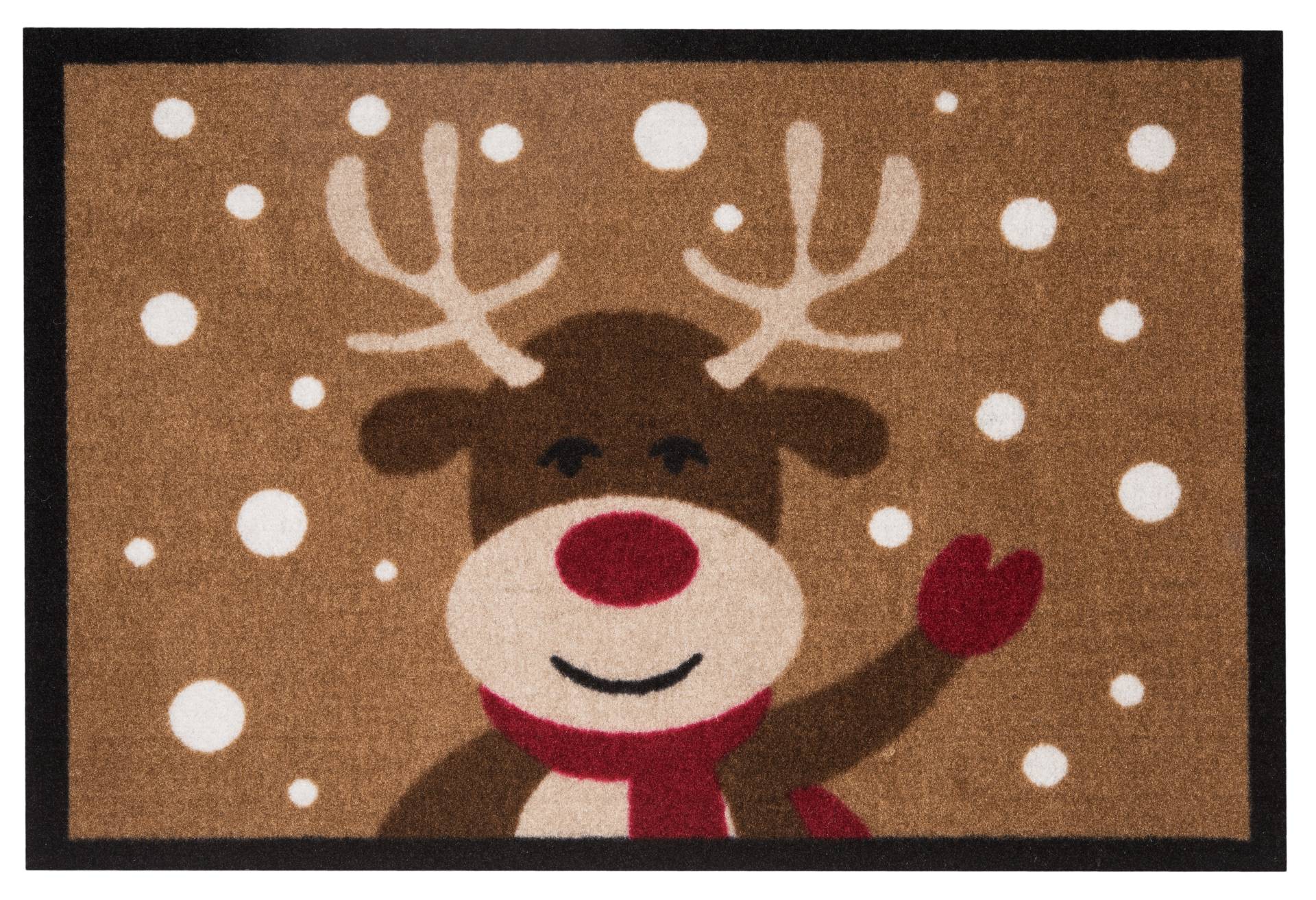 HANSE Home Fussmatte »Reindeer«, rechteckig, 7 mm Höhe, In- & Outdoor, Rutschfest, Rentier-Motiv, Waschbar, Wetterfest, Flur HANSE Home Fussmatte »Reindeer«, rechteckig, 7 mm Höhe, In- & Outdoor, Rutschfest, Rentier-Motiv, Waschbar, Wetterfest, Flur von HANSE Home