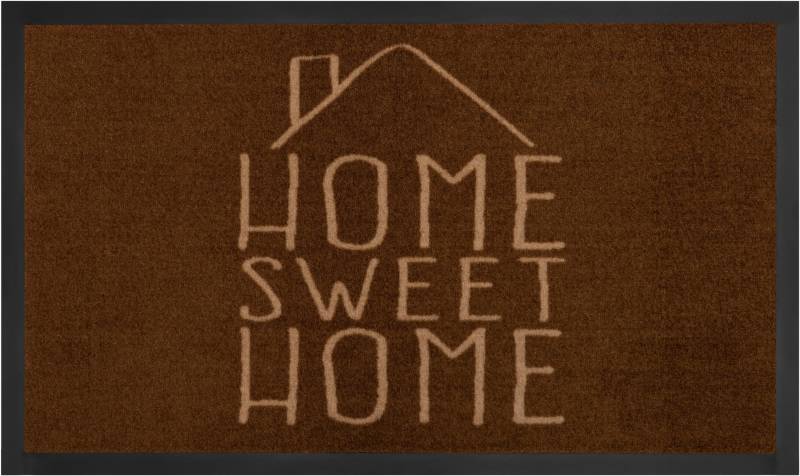 HANSE Home Fussmatte »Sweet Home«, rechteckig, 5 mm Höhe, mit Spruch, Schrift Design, waschbar, Robust, Pflegeleicht, Rutschfest von HANSE Home