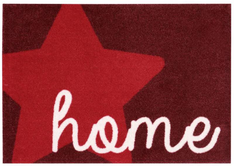 HANSE Home Fussmatte »Star Home«, rechteckig, 7 mm Höhe, Stern, mit Spruch, Schrift, Robust, Rutschhemend, Eingang, Waschbar von HANSE Home