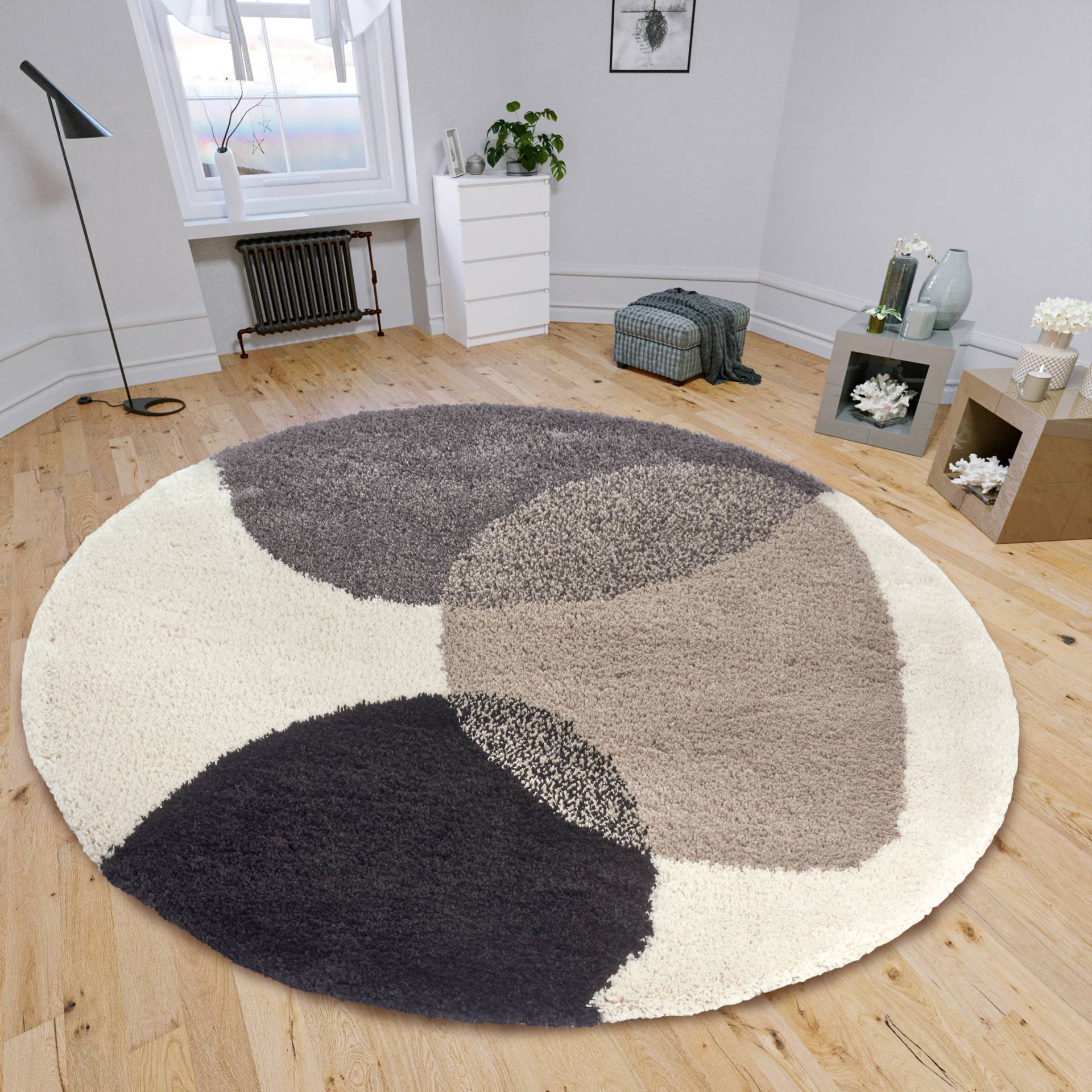 HANSE Home Hochflor-Teppich »Arti«, rund, Hochflor, Shaggy, pflegeleicht, flauschig, weich von HANSE Home