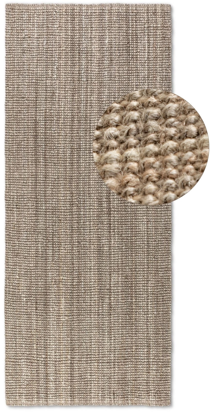 HANSE Home Teppich »Jaipur«, rechteckig, 10 mm Höhe, Jute, Natur, Wohnzimmer, Esszimmer, Schlafzimmer, Flur, Modern, Boho von HANSE Home