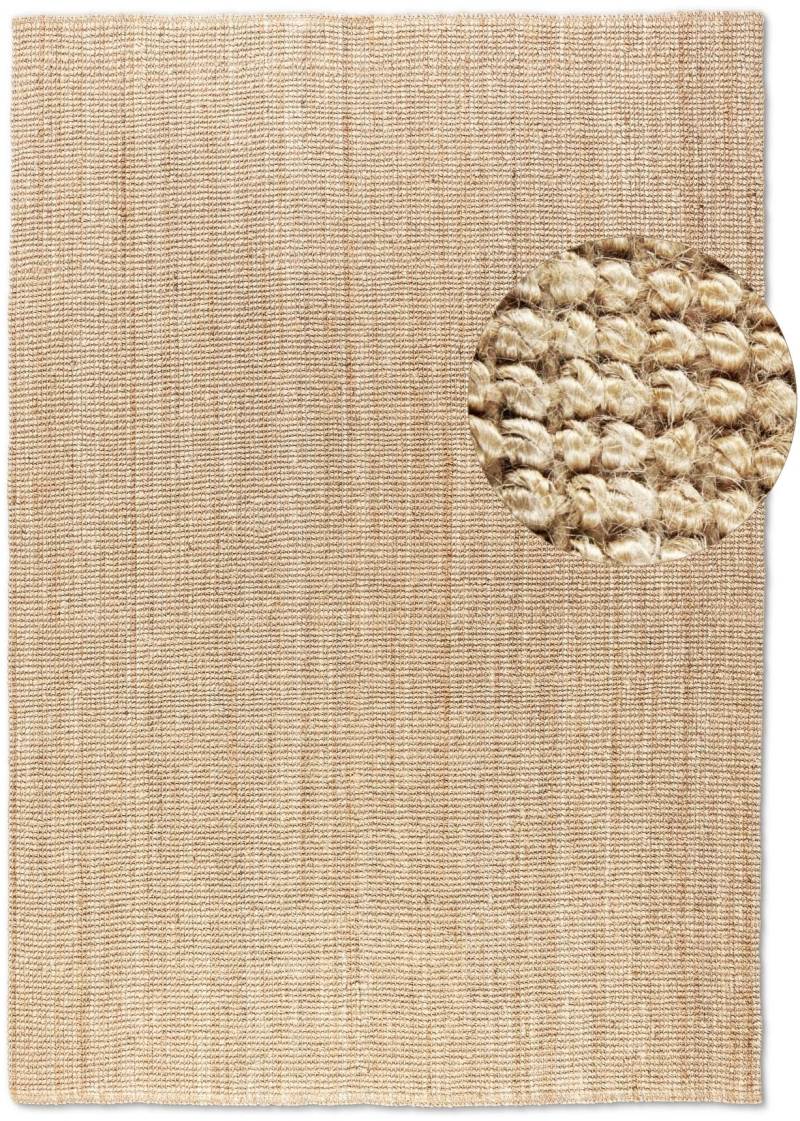 HANSE Home Teppich »Jaipur«, rechteckig, 10 mm Höhe, Jute, Natur, Wohnzimmer, Esszimmer, Schlafzimmer, Flur, Läufer, Boho von HANSE Home